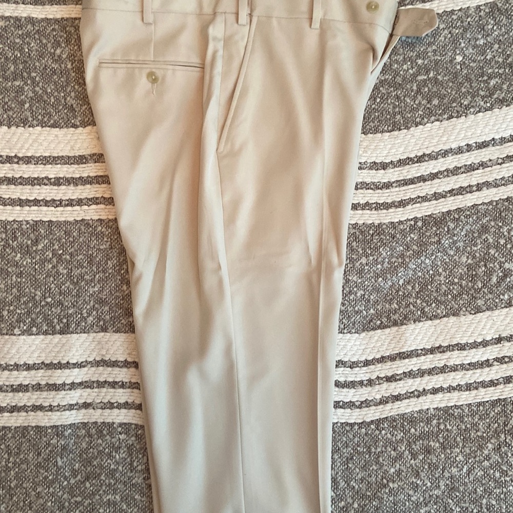 Cream colored slacks